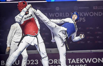 Kang Sang-hyun wins gold at World Taekwondo Championships