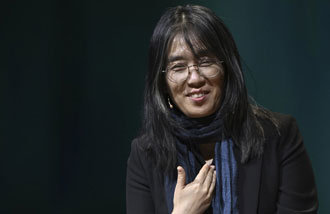 ‘Moved by citizen’s courage,’ says Han Kang