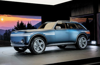 Genesis previews electric future with SUV, hypercar