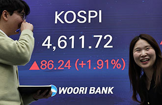 KOSPI reaches record high as rally continues