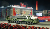 北朝鮮が軍事パレード準備の動き、韓米当局が確認