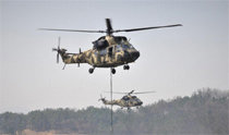 山火事対応の軍ヘリ、国連軍の承認得ずＤＭＺ進入