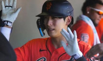 ジャイアンツ・李政厚、オープン戦最終戦で初本塁打