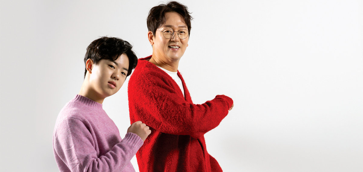 “촬영장에선 무섭지만 게임할 땐 재미있는 아빠”