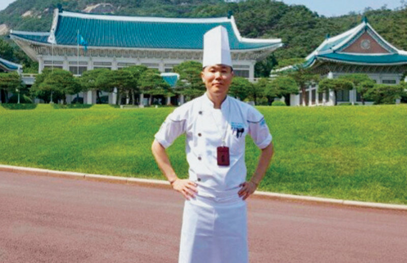 전 청와대 대통령실 조리팀장 강태현 셰프