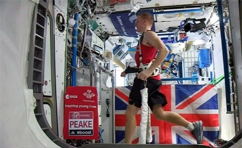 British astronaut completes marathon in space 400 km from earth