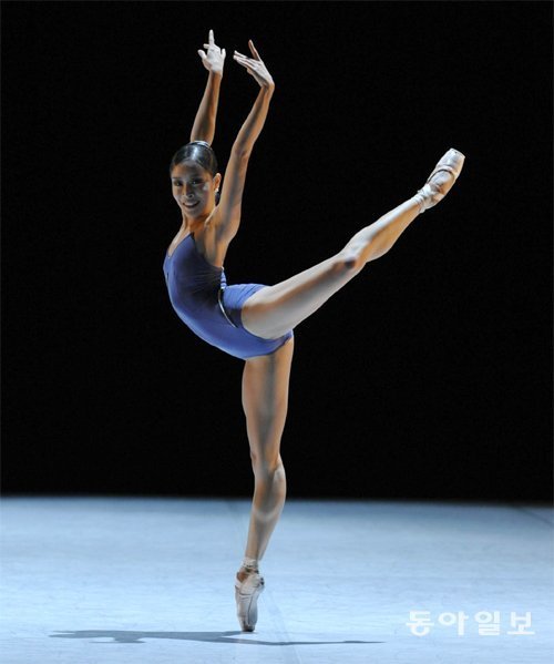 classical ballet dancer dancing on the stage