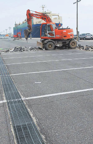 Empty Container Yards of Hyundai Motor