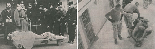 Japanese Troops in 1905 and U.S. forces in 2004