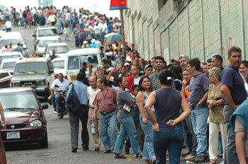 A Long Line of Voters