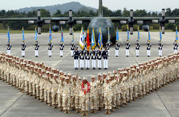 Daiman Troops Left for Iraq