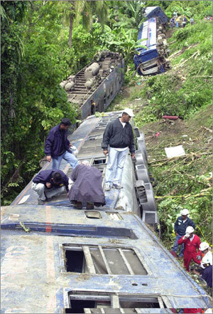 Train Derailment in Philippines Kills 10