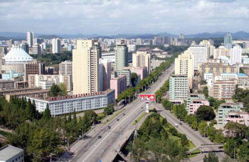 Cleaned-Up Streets of Pyongyang
