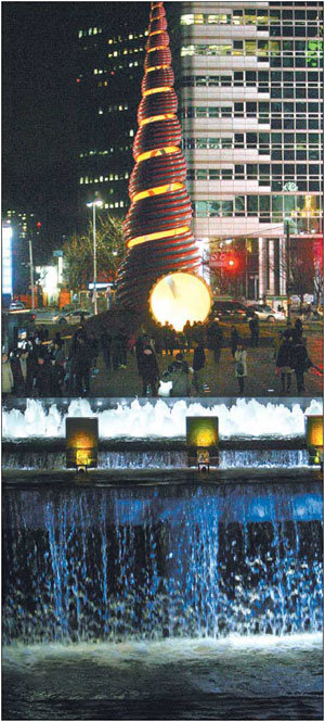 Spring in Cheonggye Stream