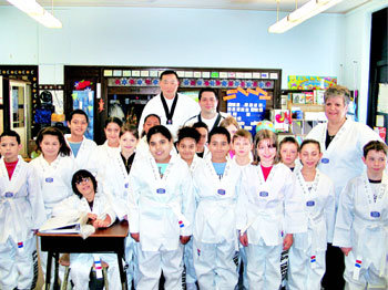 Taekwondo Uniforms with Both English and Korean