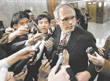 U.S. Envoy Hill Head s to Geneva