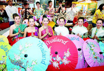 Thailands Exhibit at the Korea World Travel Fair