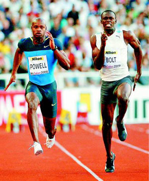 [Track and Field] Powell Grabs Spotlight Away From Bolt