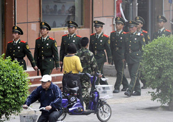 Tight security in Inner Mongolia
