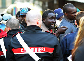 Protest over racist killings