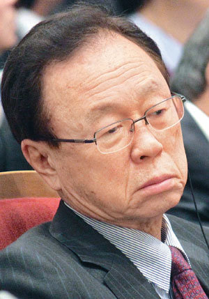 Glum look
