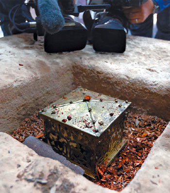 1st display of Buddhist relics in 47 years