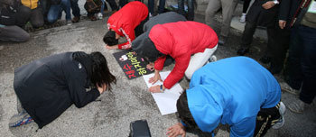 `Good luck with college entrance exam`