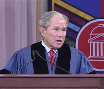 George W. Bush: C` students, you, too, can be president