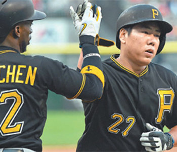 Kang Jung-ho hits 4th 2-run homer