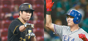 Kang Jung-ho, Choo Shin-soo hit homers on same day