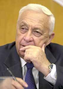 샤론 이스라엘 총리 취임