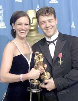 글래디에이터, 아카데미 5개부문 수상