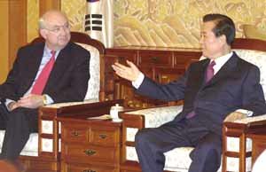 김대통령: 북, 미국과 대화 원한다