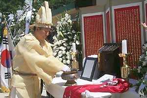 야스쿠니에서 돌아온 위패