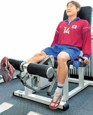 히딩크사단 연휴 반납 몸 만들기