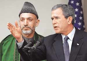 부시와 카르자이