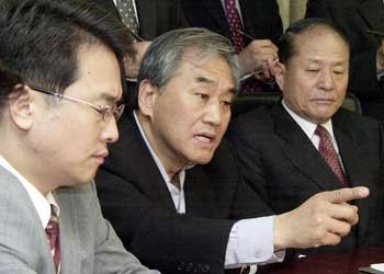 한나라당 주요당직자회의