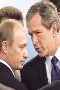 푸틴과 부시