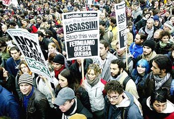 이라크 공격 반대