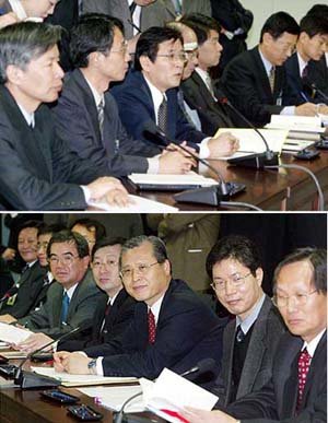 마주앉은 인수위와 재계