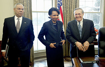 럼즈펠드-라이스 매파끼리만 웃자