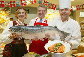 연어요리 맛 보세요