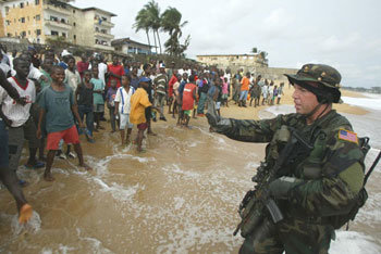 미 해병 라이베리아 상륙