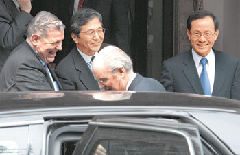 베이징의 한미일 대표