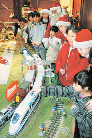 산타와 꼬마기차