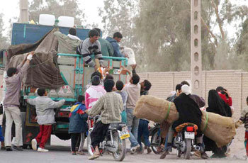 구호품 받아가세요