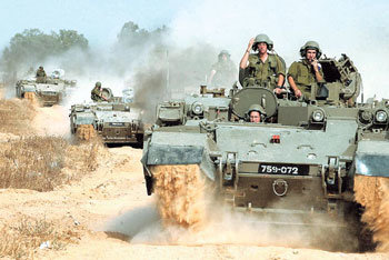 이스라엘, 중동전후 최대군사작전