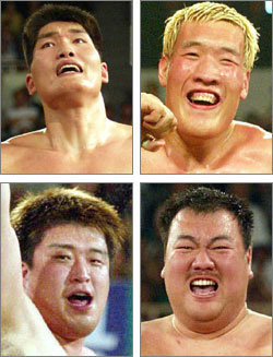 안개 낀 백두봉