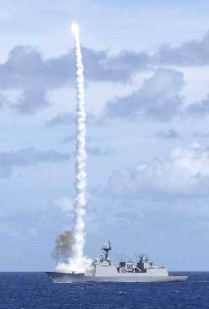 이순신함 대공미사일 요격 성공