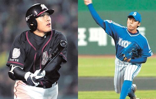 절친한 고교선후배 등번호 맞교환